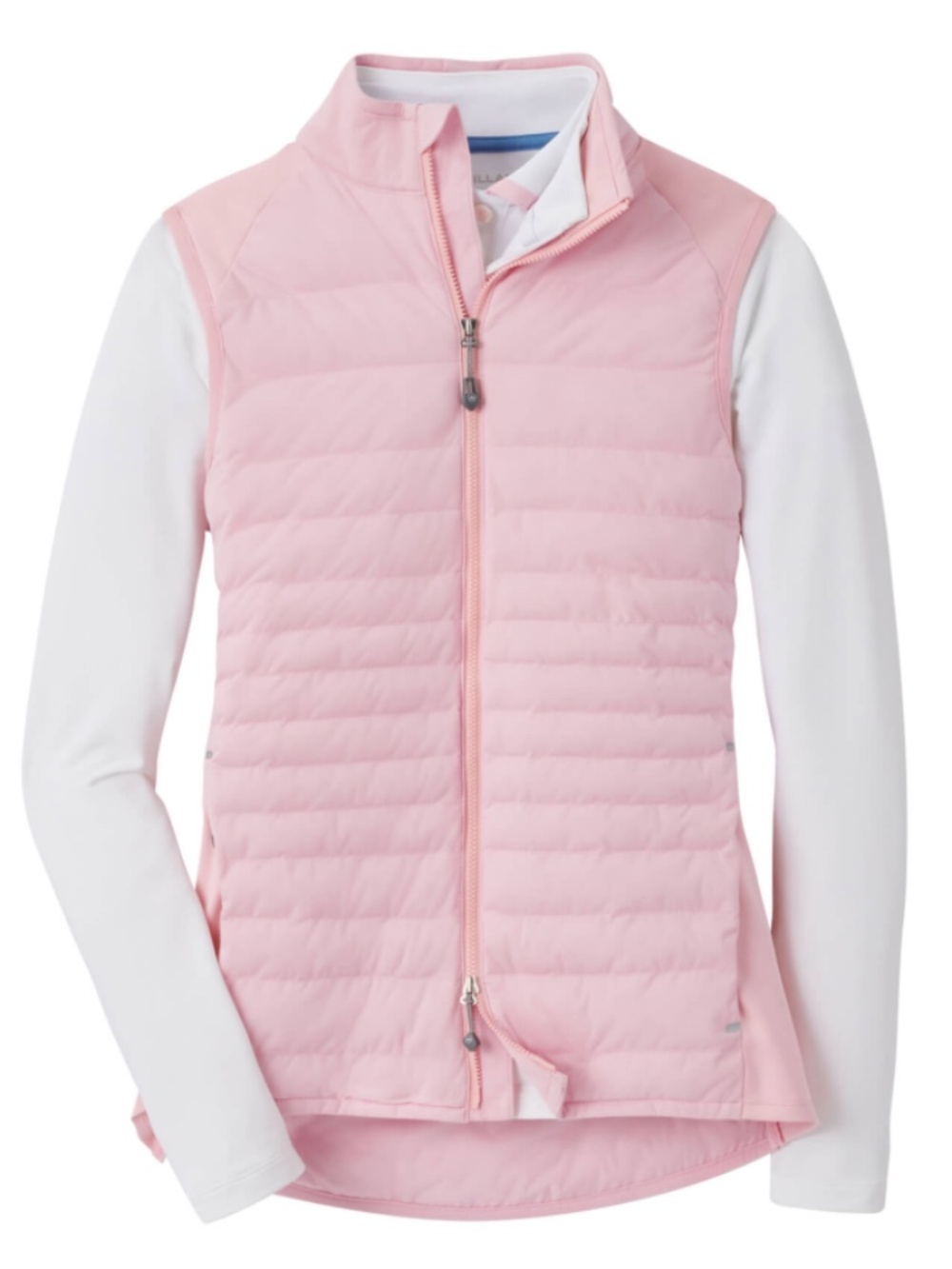 Peter Millar Womens Pink color Fuse Hybrid Golf Vest sz XL